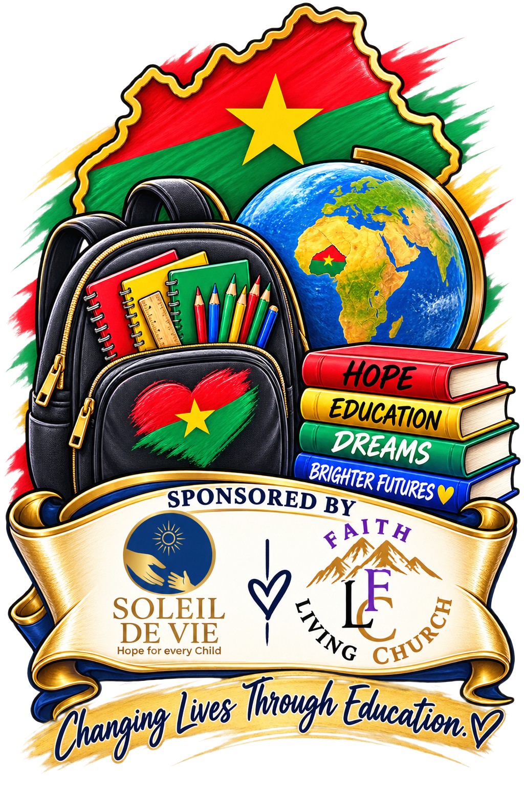 School supply drive design