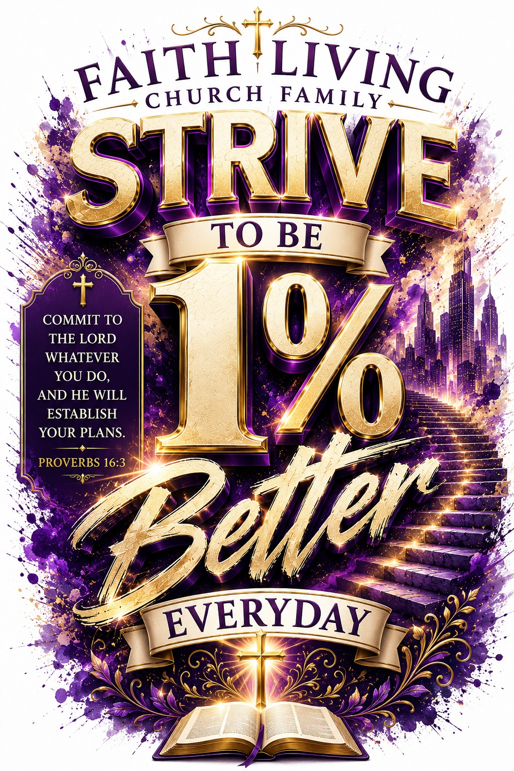 Faith Living Church one percent better design